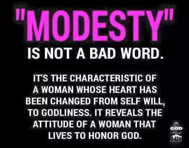 Modesty Meaning In The Bible
